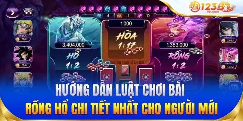 Hướng dẫn luật chơi bài rồng hổ chi tiết nhất cho người mới